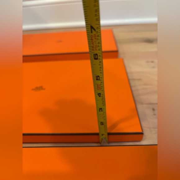Hermes Orange Storage Boxes Set - Picture 3 of 9